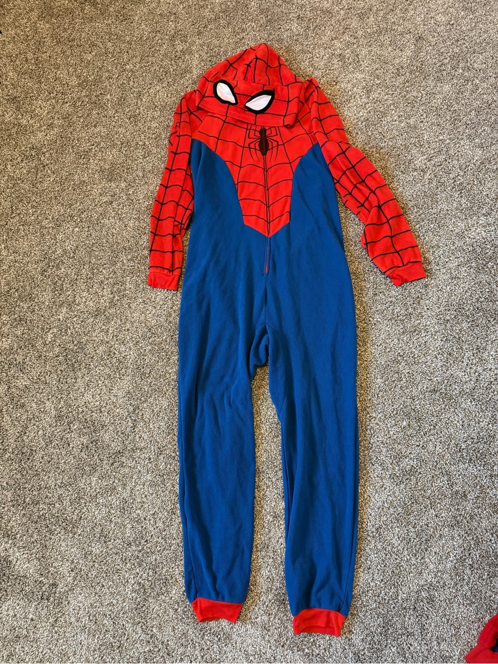 Marvel Red and Blue Spider-Man Hooded Onesie
